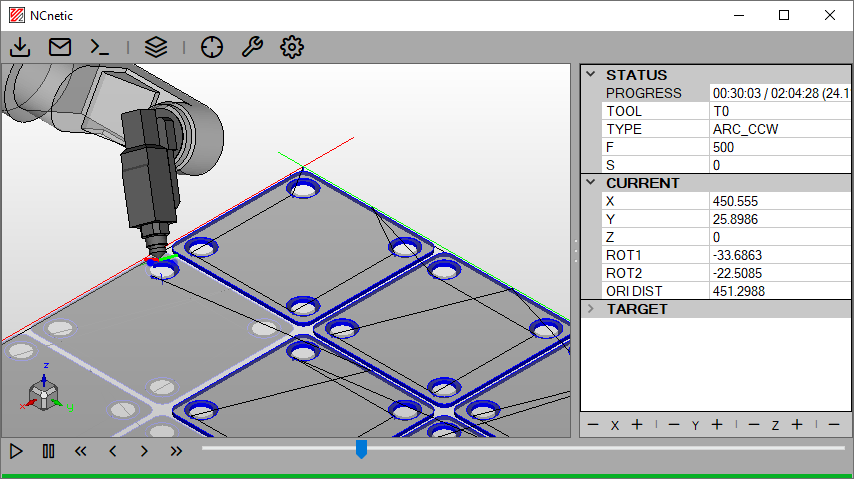 Bevel cutting module